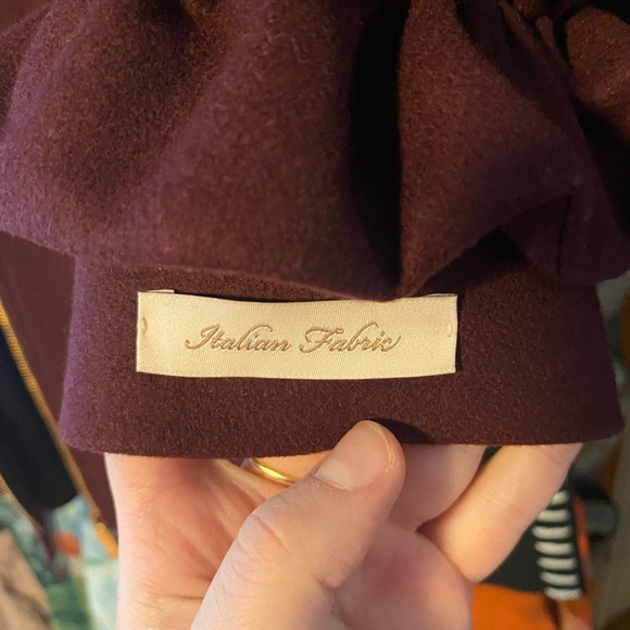 Ted Baker Wool Ruffle Coat - Picture 2 of 7